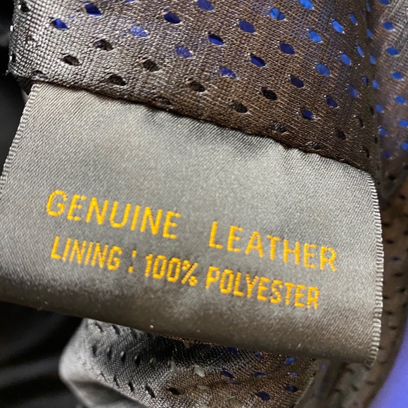 Genuine Leather Motorcycle Race Jacket - Picture 12 of 16